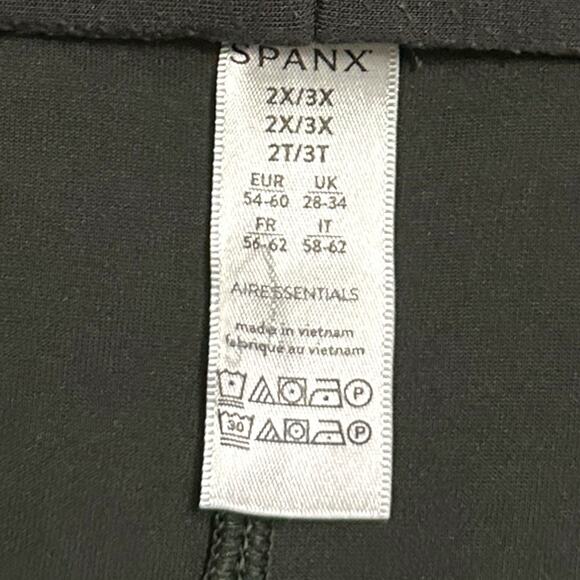 SPANX Air Essentials Cocoon Cardigan Dark Palm/Green Open Front Women's 2X/3X - Picture 3 of 8
